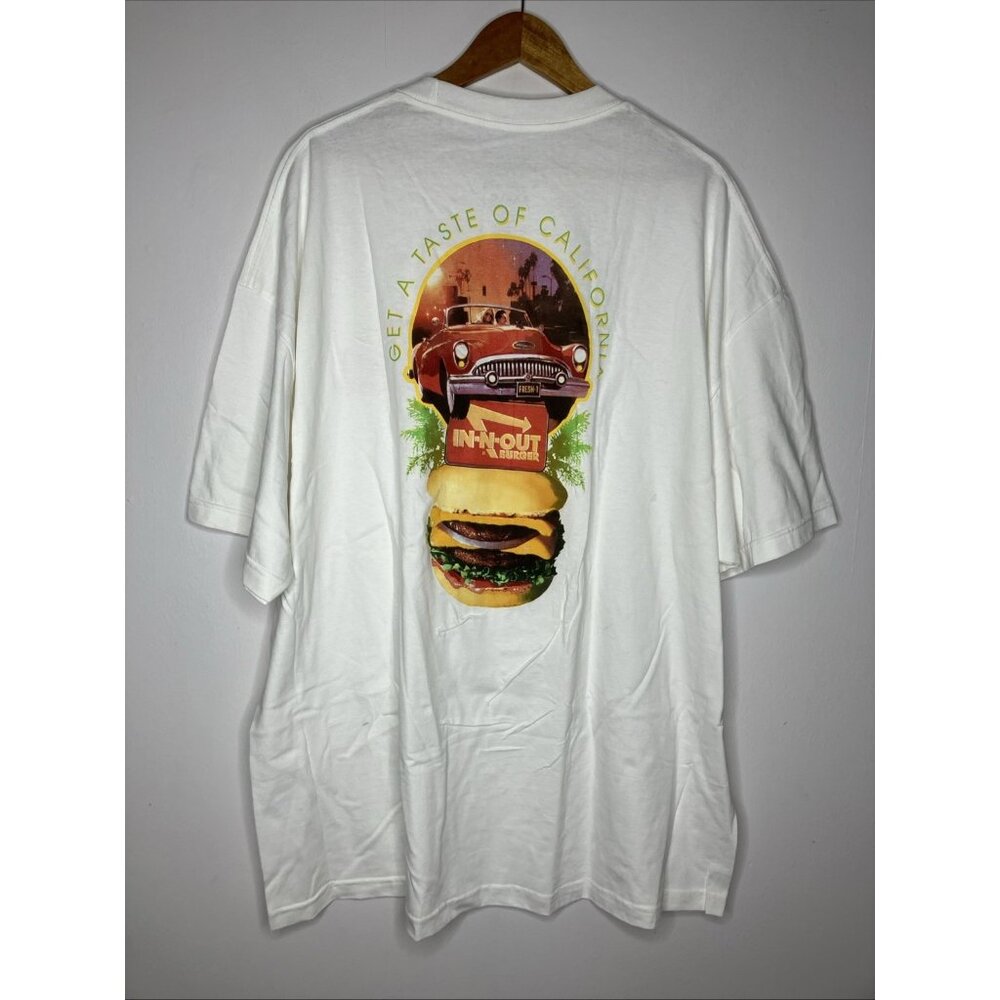 In-N-Out Burger Taste Of California Men's White 3XL T-Shirt